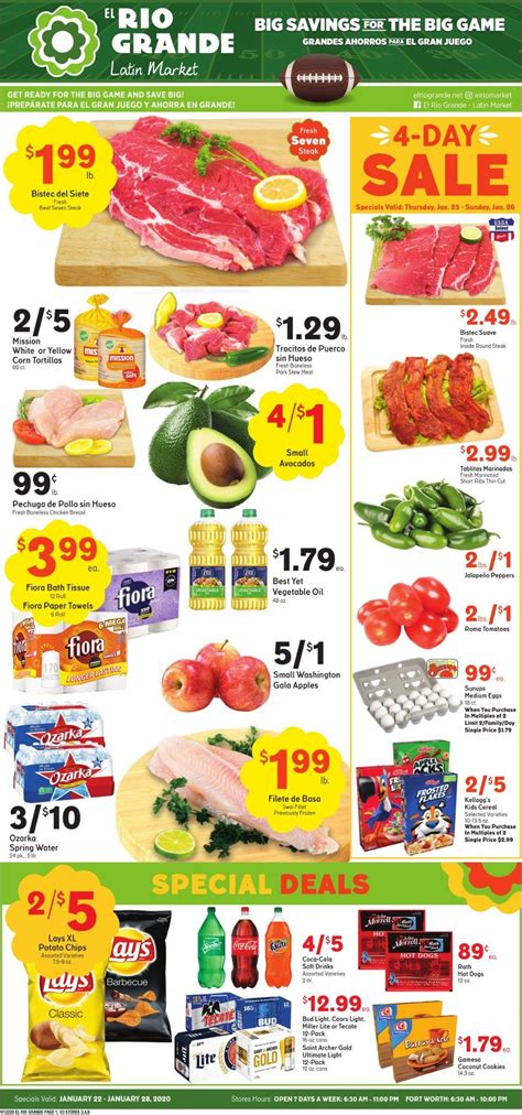 El Rio Grande Ad Circular - 01/22 - 01/28/2020 | Rabato