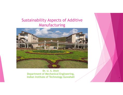 Session-3-Sustainability of A.M - Sustainability Aspects of Additive ...