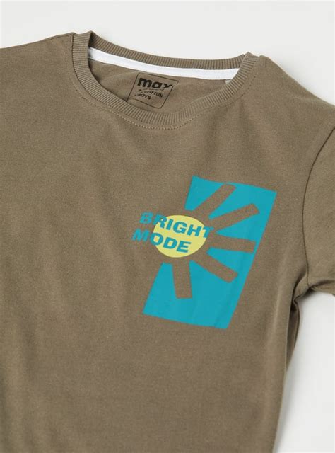 Buy Boys Placement Print T-shirt Online at just Rs. 199.0 ...