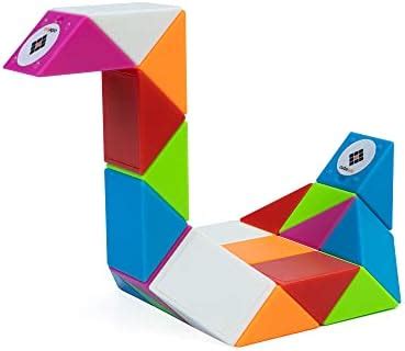 Cubelelo Magic Snake Rainbow Puzzle Cube (24 Wedges) | Twist and Turn ...