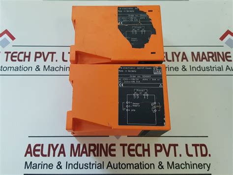 Ifm Electronic Dd0001 Speed Monitor Ac 230V – Aeliya Marine