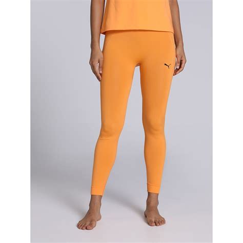 Buy Puma Studio Foundations Womens Orange Tights Online