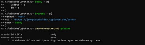Invoke-RestMethod 的图像结果