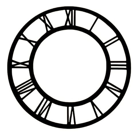 Acrylic Roman Number Clock Ring