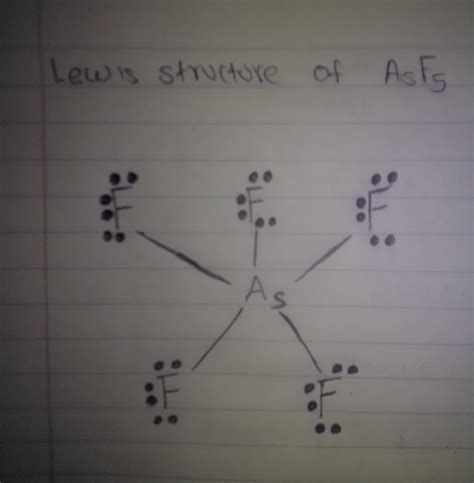 [Solved] Electron geometry 7. AsF5 Lewis Structure * Valence electrons ...