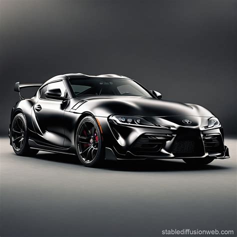black toyota supra mk iii super wide body Prompts | Stable Diffusion Online