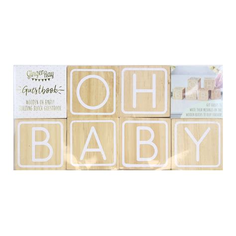 6 Guest Book - Baby Blocks