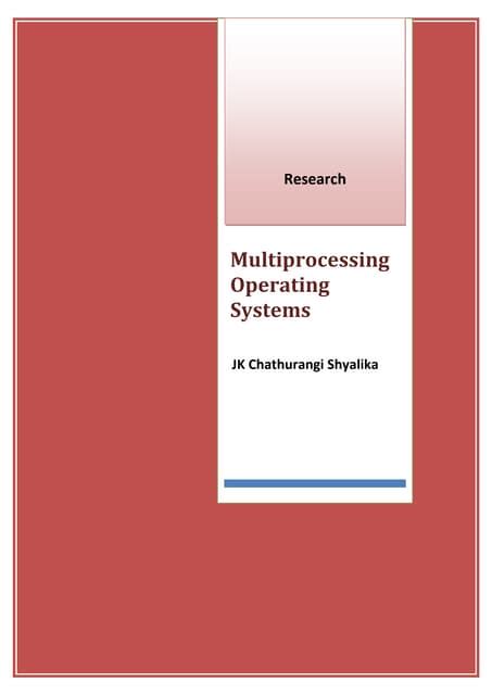 Image result for Multiprocessing Operating System
