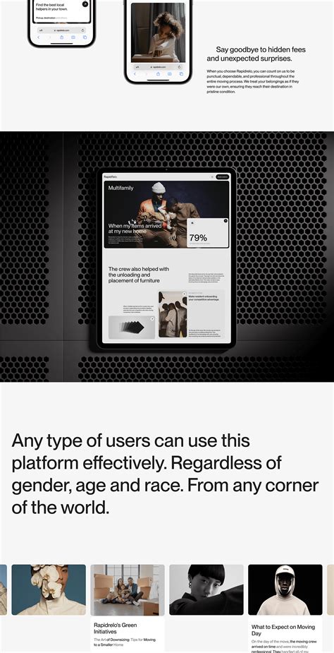 RAPIDRELO-MOVING WEBSITE CONCEPT :: Behance