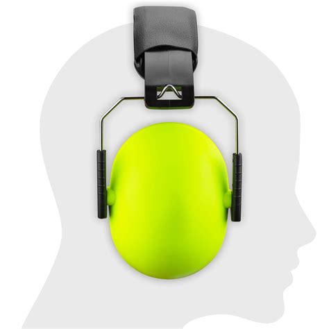 Buy MEDca Hearing Protection Ear Muffs - Lime Green Hearing Protection ...