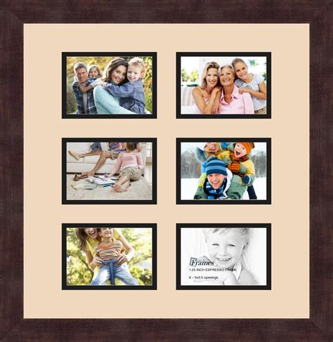 Art to Frames Double-Multimat-84-783/89-FRBW26061 Collage Frame Photo ...