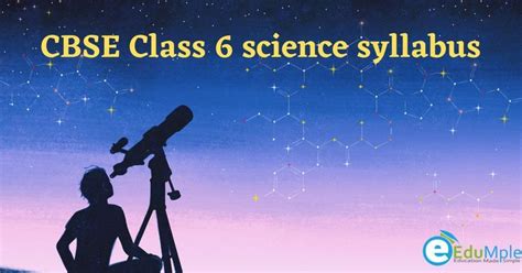 Image result for Class 6 Science Syllabus CBSE