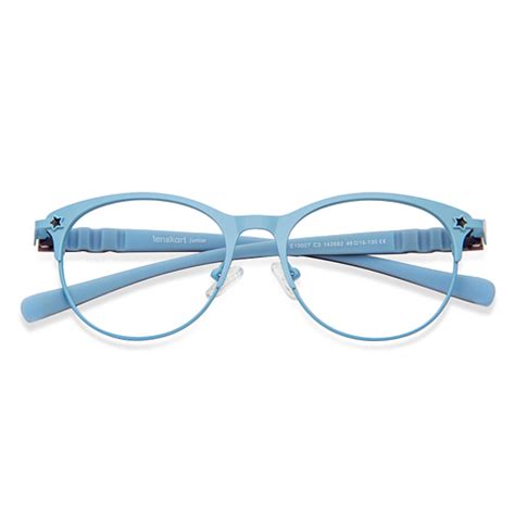 Buy Kids Glasses: Blue Sky Blue Full Rim Cat Eye Kids 8-12 yrs Lenskart ...