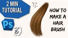 How To Make Hair Style In Photoshop by 2 Min Tutorial A Hair Brush In Photoshop How To Make Hair Style In Photoshop