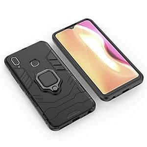 Helix Hard Rugged Shell Ring case for vivo Y93s - Black : Amazon.in ...