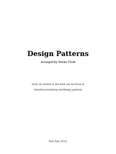 Image result for Different Types of Design Patterns