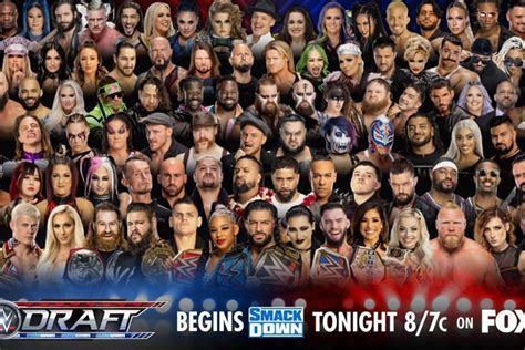 Updated WWE Raw & WWE SmackDown Rosters Following 2023 WWE Draft ...