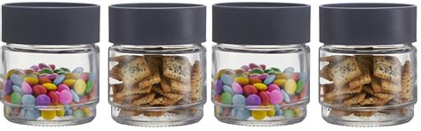 Buy CELLO Modustack Glassy Storage Jar | Glass Jar with Lid | Air Tight ...