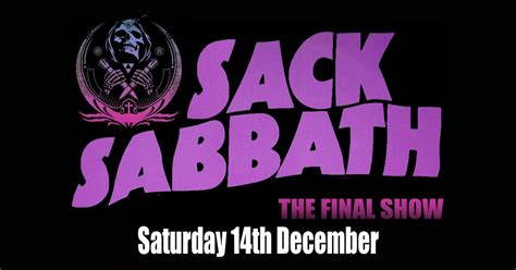 Sack Sabbath live At The Vaults, The Old Wine Vaults, Eastwood, 14 ...