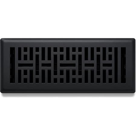 Sierra Grates 2 in. H X 12 in. W Powder Coat Steel, Textured Black ...