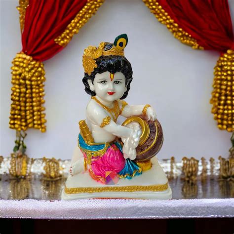 Buy KD HUB Krishna Idol - Krishna murti for Home Decor & Office - Bal ...