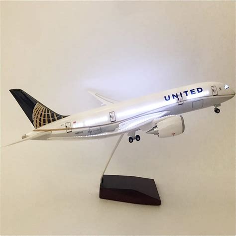 Buy Airplanes Diecast Models for United Airlines B787 Voice Controlled ...
