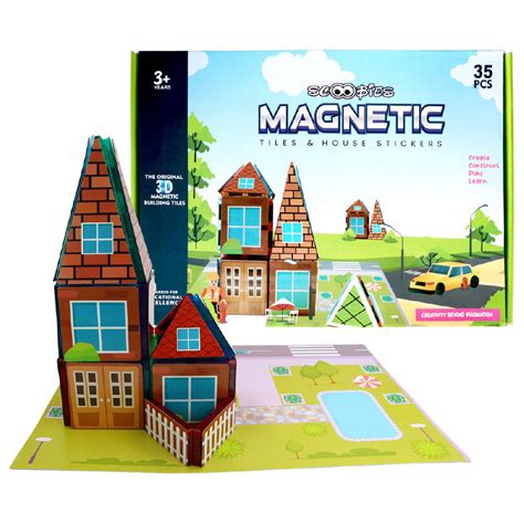 Scoobies Magnetic Tiles & House Stickers – Popup Kids