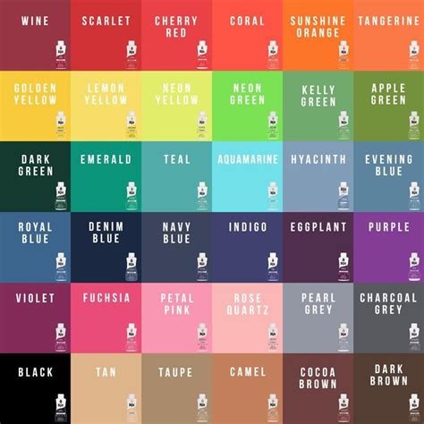 Image result for Rit Dye Color Chart