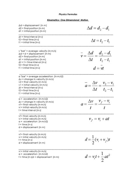 General Physics Formula 的图像结果
