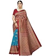 Yashika Women's Art Silk Saree With Attached Blouse (Sdpl-Matwali_Black ...