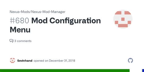 Image result for Mod Configuration Menu F4