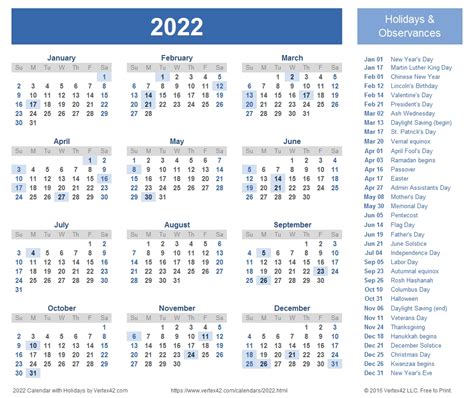 Free Calendar For Year 2022 Malaysia | Get Your Calendar Printable
