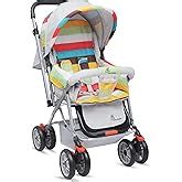 Buy LuvLap Galaxy Baby Stroller, Pram for Baby with 5 Point Safety ...