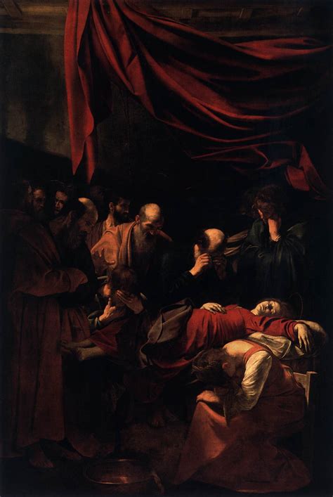 The Death of the Virgin by CARAVAGGIO