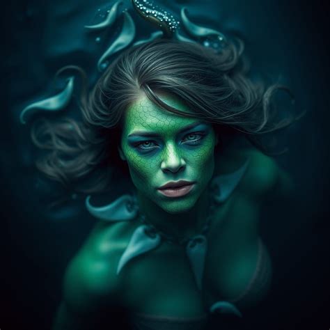 Goddess of the Deep: A Photorealistic Portrait of ... - AI Art