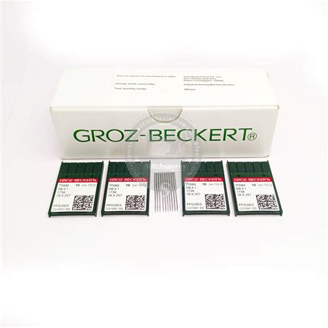 #773352 DBX1 Nm 70/10 Groz Beckert Needle Sewing Machine Needle ...