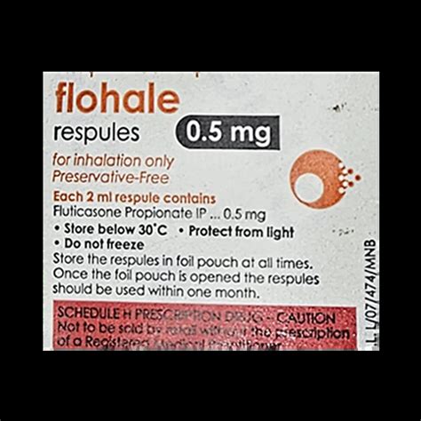 FLOHALE RESPULES 0.5MG : View Price, Combination and Alternatives | Medkart