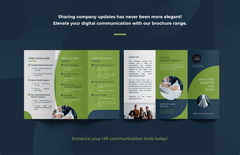 Employee Benefits and Perks Brochure HR Template in Word, PDF ...