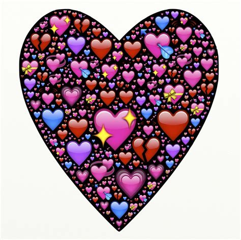 Hjerte Emoji Brunt Hjerte Gratis Vektor Emoji På Creazilla.com