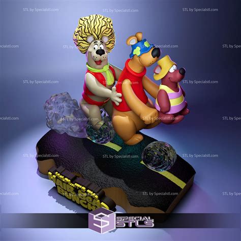 Hair Bear Bunch 3D Model | SpecialSTL