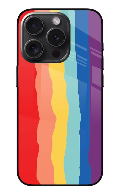 Buy Now Rainbow Glass Case for iPhone 15 Pro Online | Casekaro