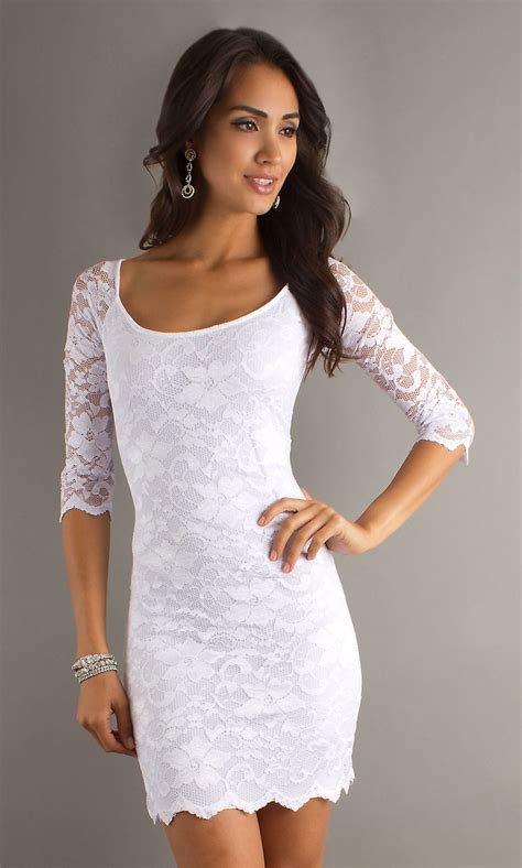 White Lace Dress Picture Collection | DressedUpGirl.com