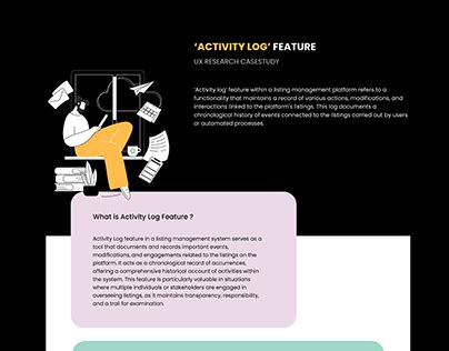 Image result for Activity Log UI