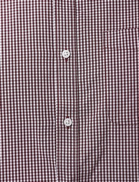 Buy Short Sleeved Gingham Checked Shirt at Marks & Spencer