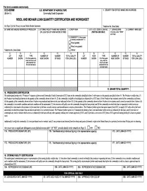 Fillable Online forms sc egov usda CCC 633 WM - Forms - US Department ...
