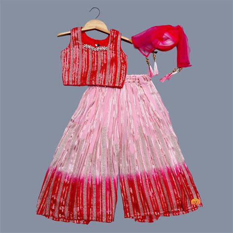 Buy Rani Sequin Girls Palazzo Suit – Mumkins