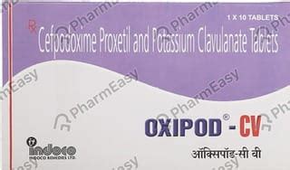 Oxipod Cv 200 Mg Strip Of 10 Tablets: Uses, Side Effects, Price ...