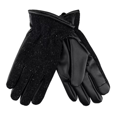 Men's Dockers® Touchscreen Heathered Felt Winter Gloves