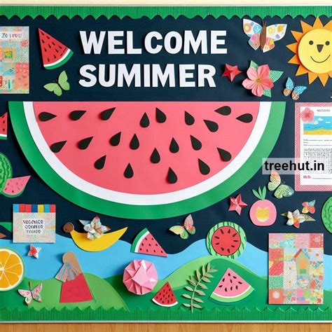 Watermelon Bulletin Board Ideas, Welcome Summer Bulletin Board Ideas
