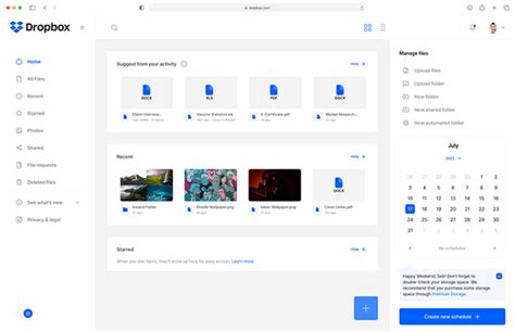 Image result for Dropbox User Interface